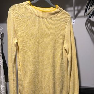 LOFT yellow long sweater
